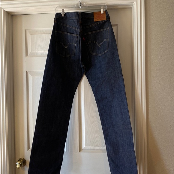 Levi's 501XX Men's Deep Indigo Straight Jeans Sz 34/34.  NWOT. Box11 - Picture 3 of 9